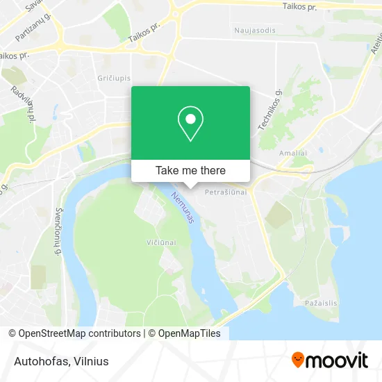 Карта Autohofas