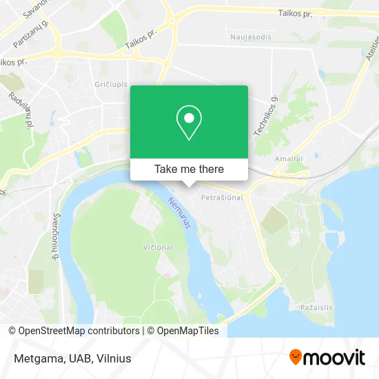 Карта Metgama, UAB