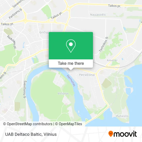 Карта UAB Deltaco Baltic