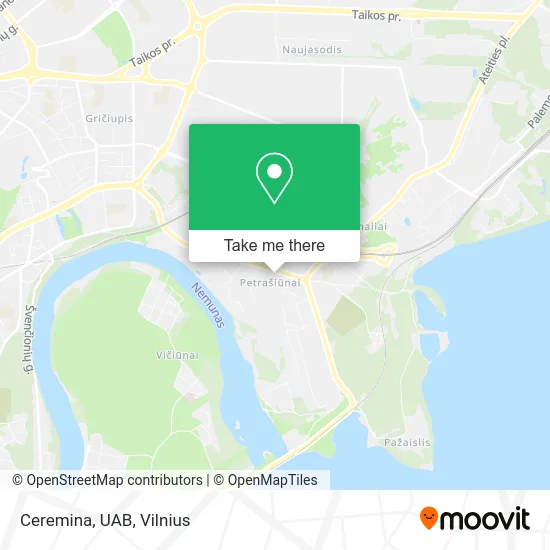 Карта Ceremina, UAB