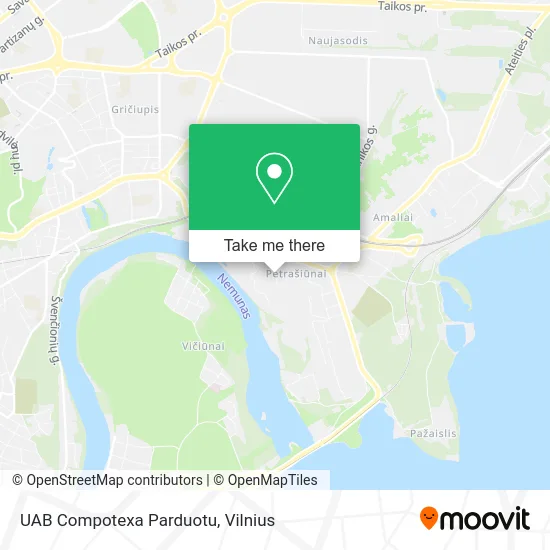 Карта UAB Compotexa Parduotu