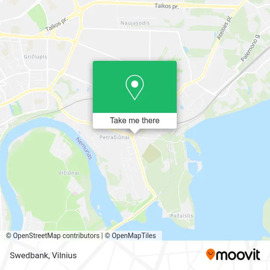 Карта Swedbank