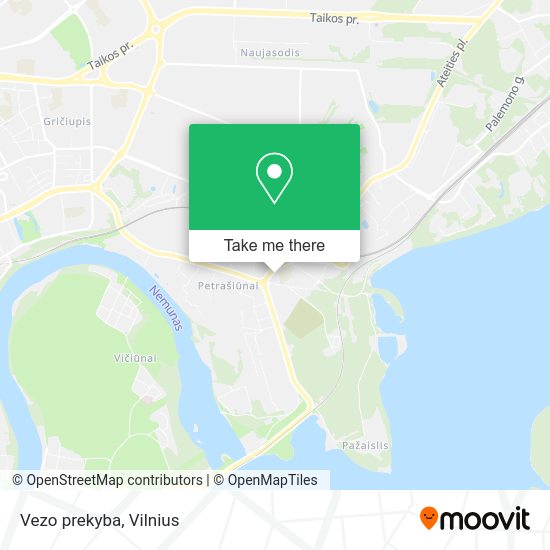Карта Vezo prekyba