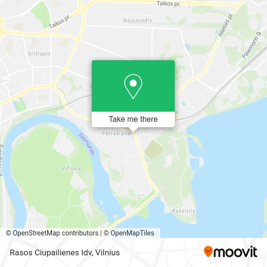 Rasos Ciupailienes Idv map