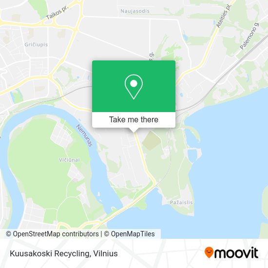 Карта Kuusakoski Recycling