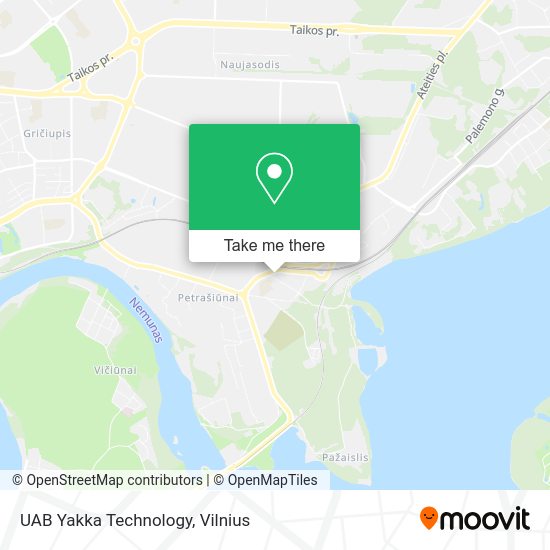 Карта UAB Yakka Technology