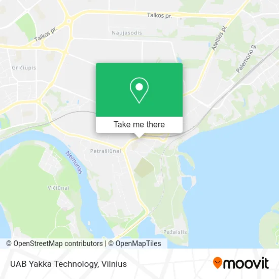 Карта UAB Yakka Technology