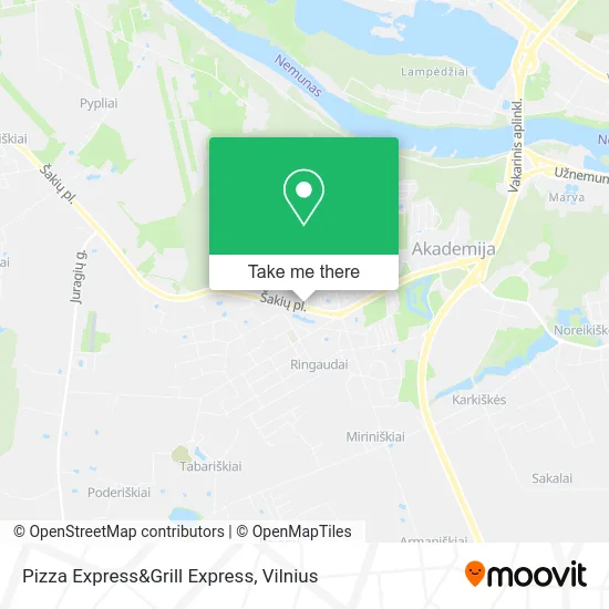 Карта Pizza Express&Grill Express