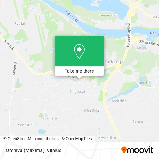Карта Omniva (Maxima)
