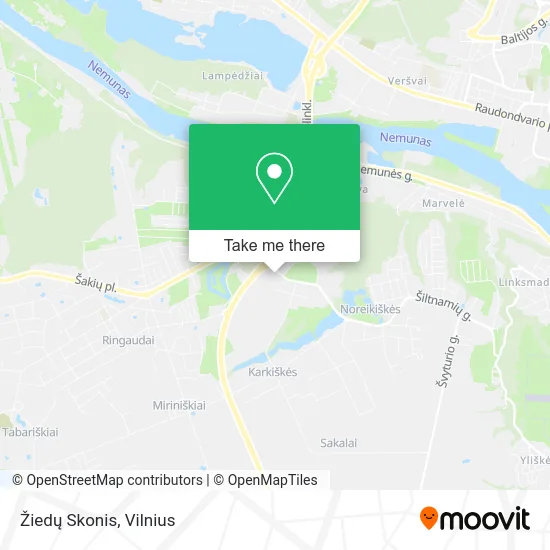 Карта Žiedų Skonis