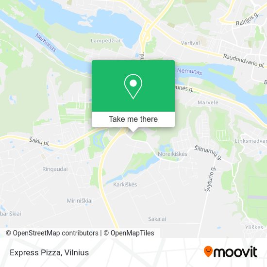 Карта Express Pizza