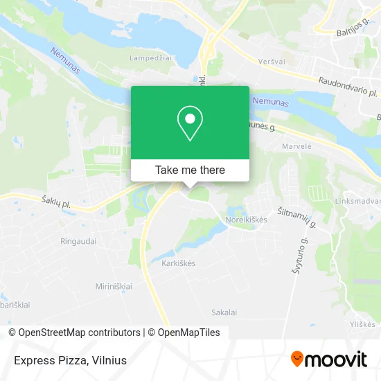 Карта Express Pizza