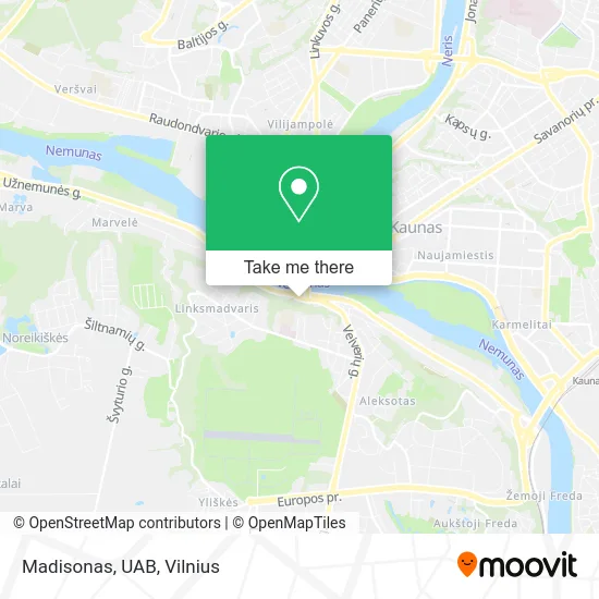 Карта Madisonas, UAB