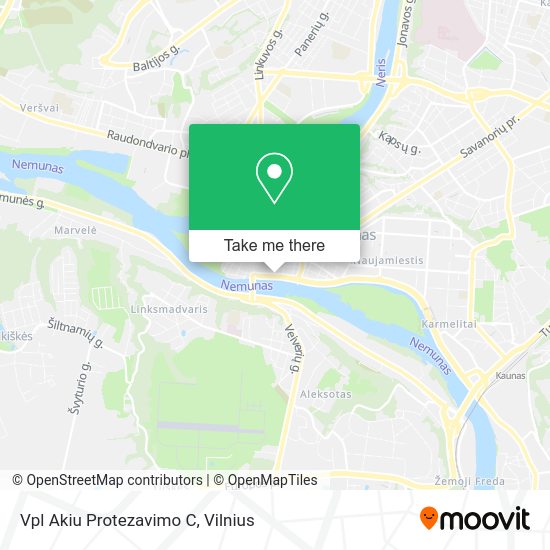 Карта Vpl Akiu Protezavimo C