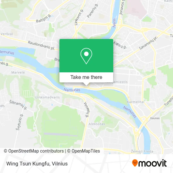 Карта Wing Tsun Kungfu
