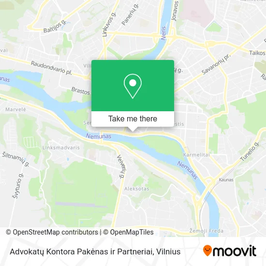 Карта Advokatų Kontora Pakėnas ir Partneriai