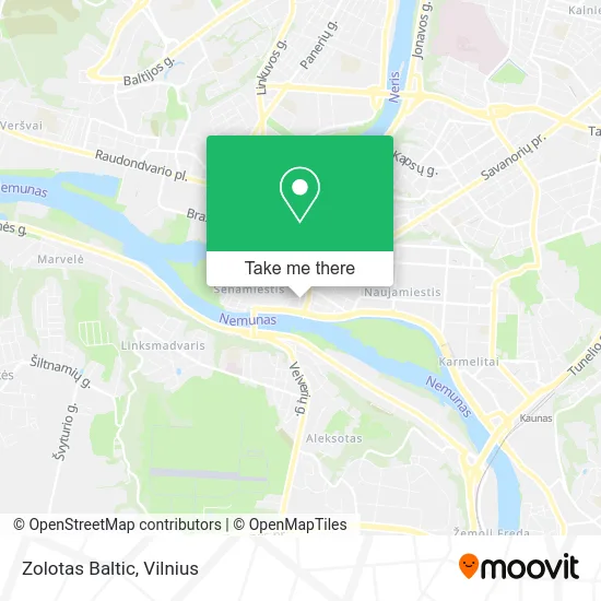 Карта Zolotas Baltic