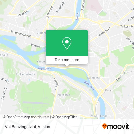 Карта Vsi Benzingalviai