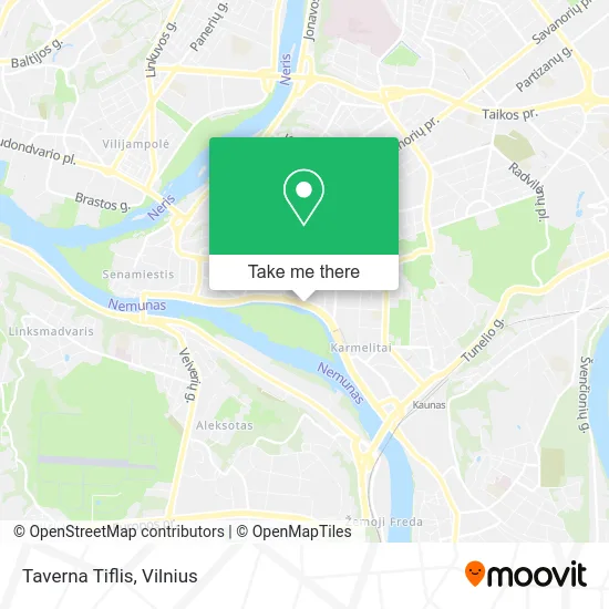 Карта Taverna Tiflis