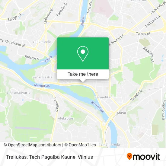 Карта Traliukas, Tech Pagalba Kaune
