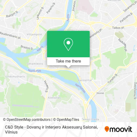 Карта C&D Style - Dovanų ir Interjero Aksesuarų Salonai