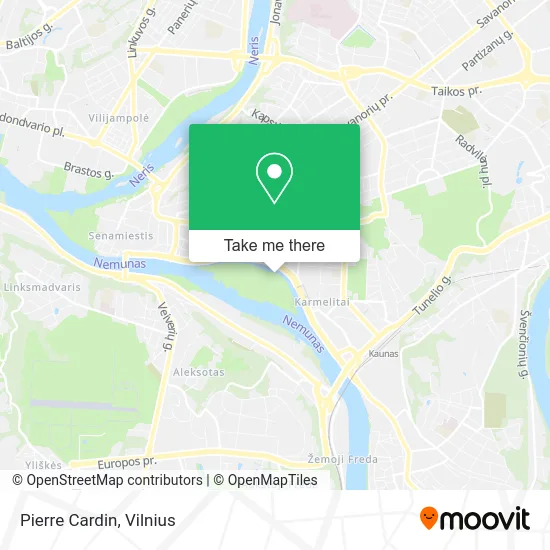 Карта Pierre Cardin