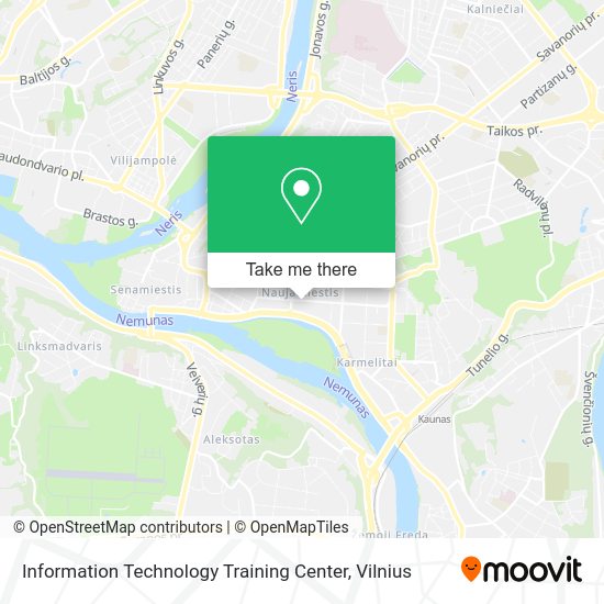 Карта Information Technology Training Center