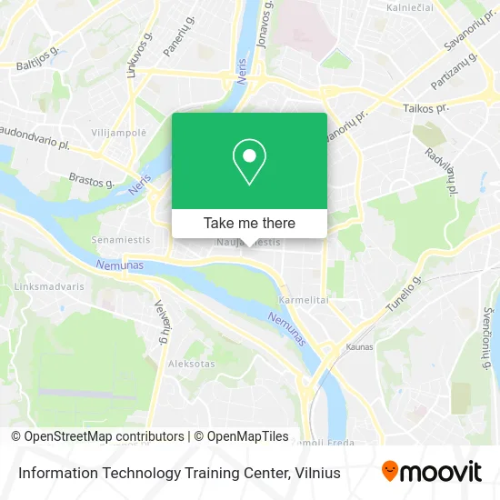 Карта Information Technology Training Center