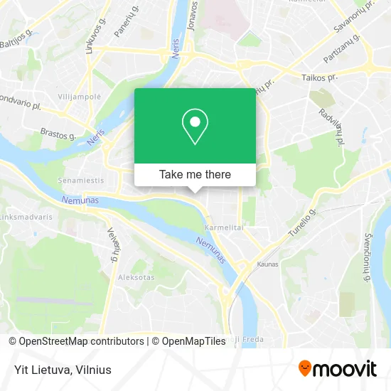 Карта Yit Lietuva
