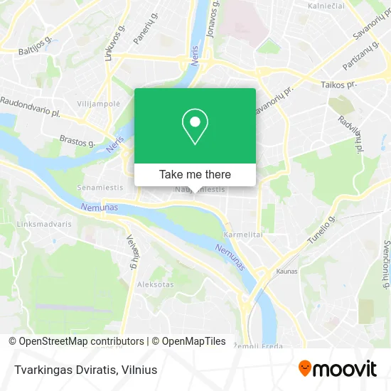 Карта Tvarkingas Dviratis