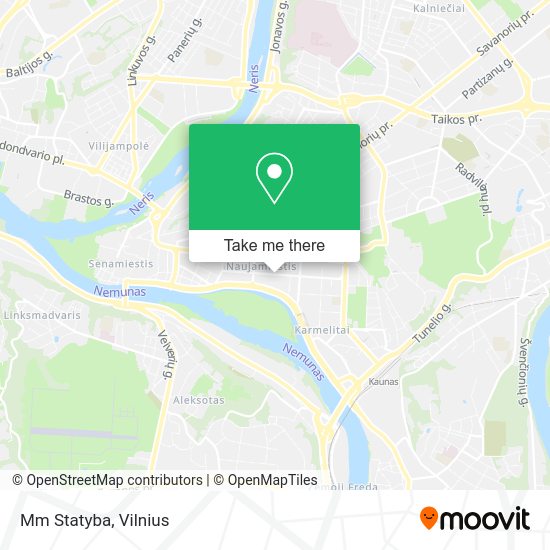 Карта Mm Statyba
