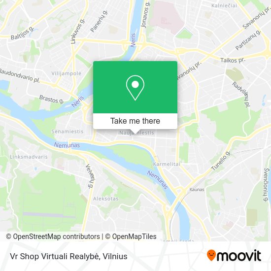Карта Vr Shop Virtuali Realybė