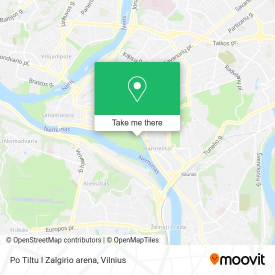 Карта Po Tiltu I Zalgirio arena