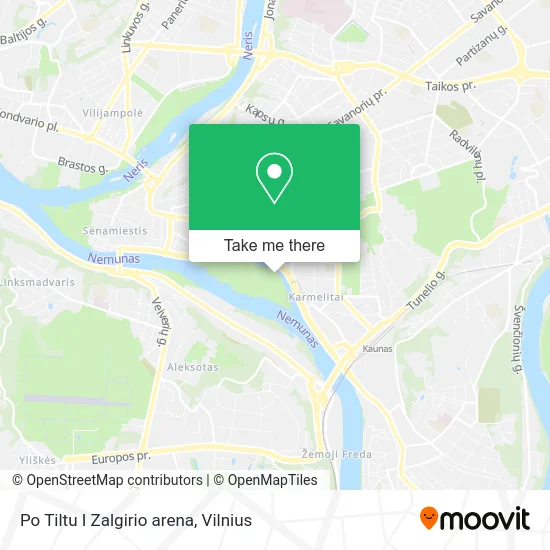 Карта Po Tiltu I Zalgirio arena
