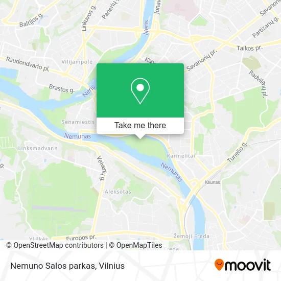 Карта Nemuno Salos parkas