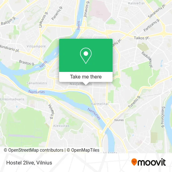 Карта Hostel 2live