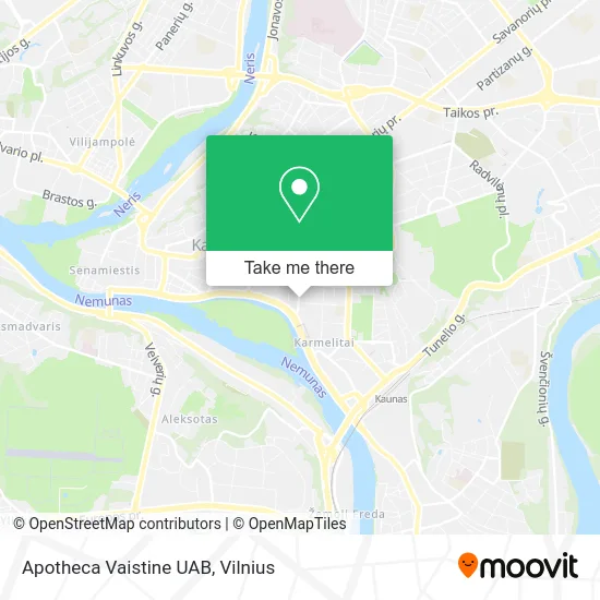 Карта Apotheca Vaistine UAB