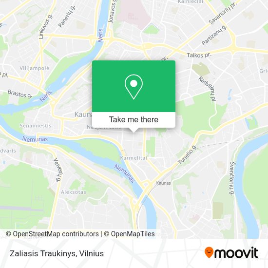 Карта Zaliasis Traukinys