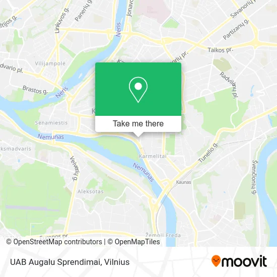 Карта UAB Augalu Sprendimai