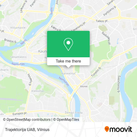 Карта Trajektorija UAB