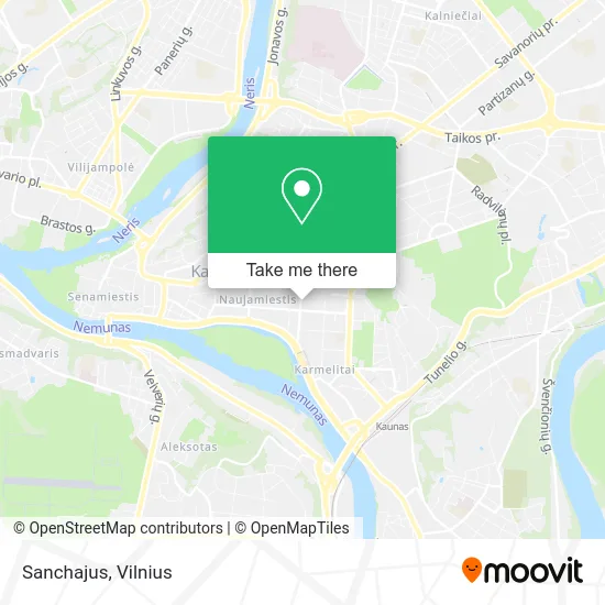 Карта Sanchajus