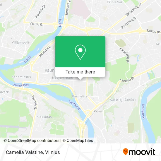 Camelia Vaistine map