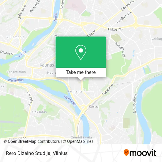 Rero Dizaino Studija map