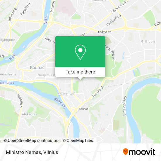 Карта Ministro Namas