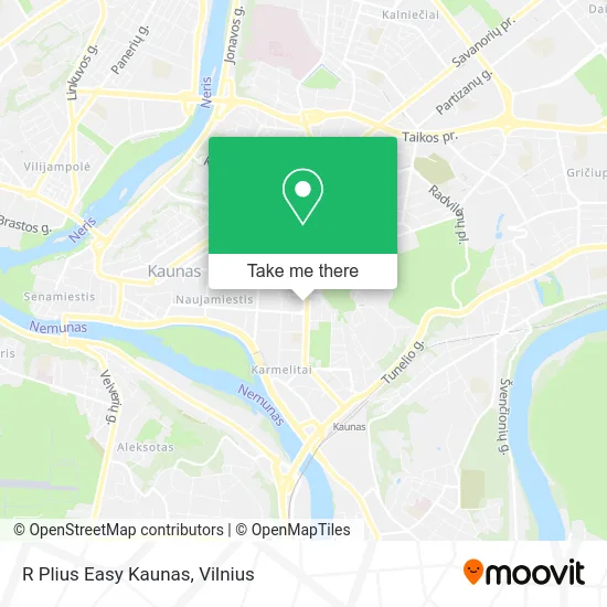 Карта R Plius Easy Kaunas