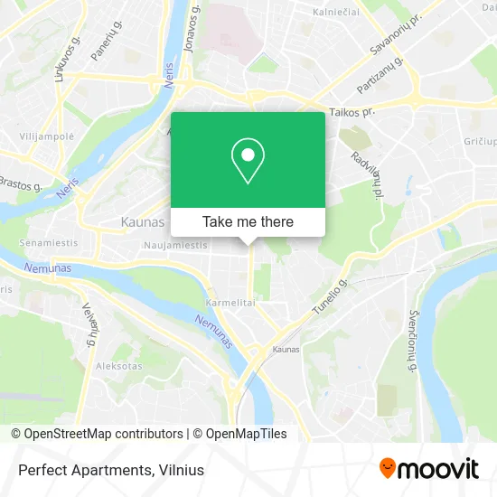 Карта Perfect Apartments