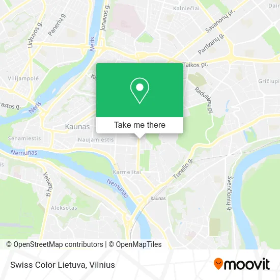 Карта Swiss Color Lietuva