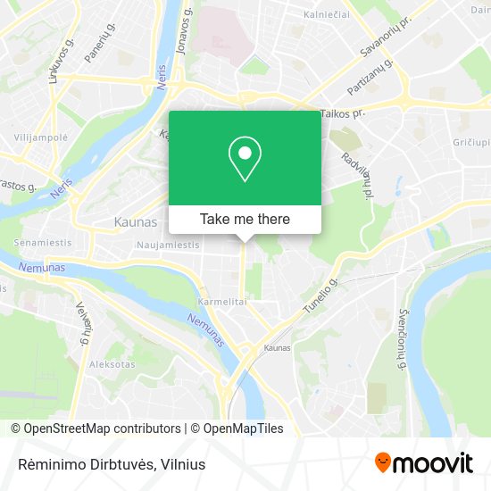 Карта Rėminimo Dirbtuvės