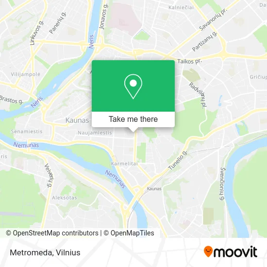 Карта Metromeda