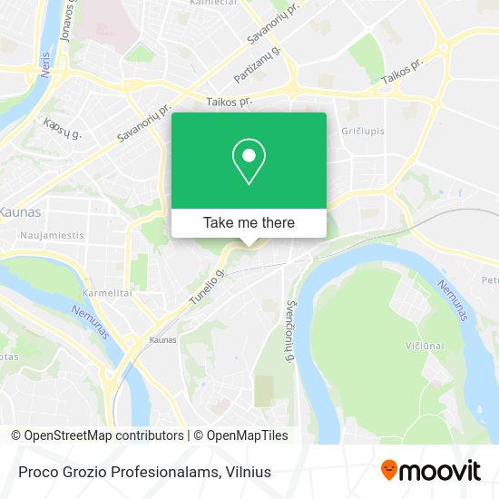 Карта Proco Grozio Profesionalams